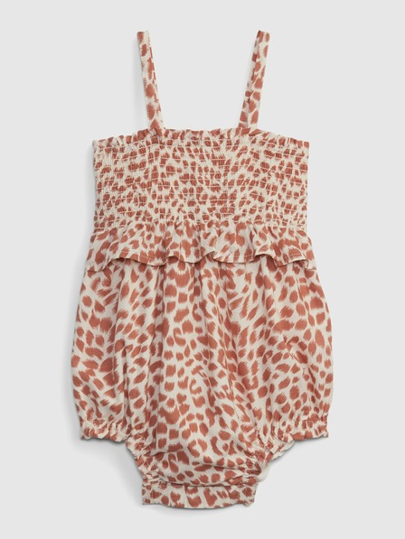 GAP Baby overal na ramínka leopard GAP