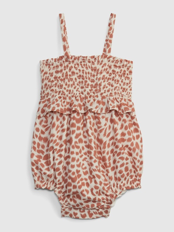 GAP Baby overal na ramínka leopard GAP