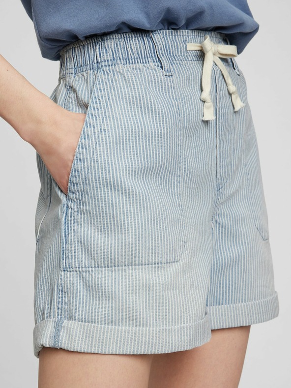 GAP Pruhované džínové kraťasy GAP