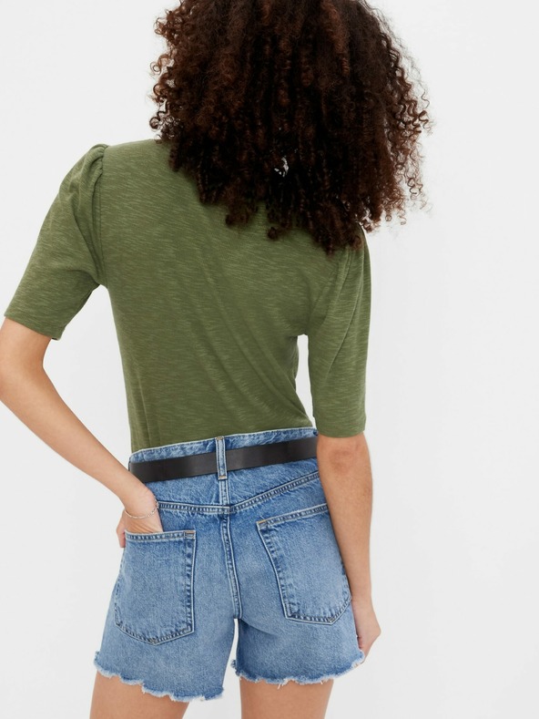 GAP Tričko s nabíranými rukávy GAP