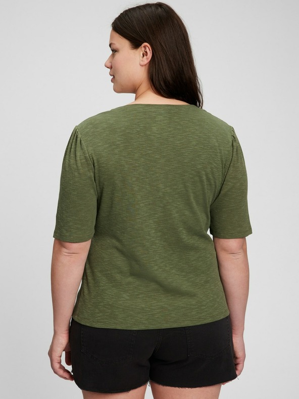 GAP Tričko s nabíranými rukávy GAP