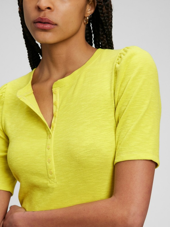 GAP Tričko s nabíranými rukávy GAP