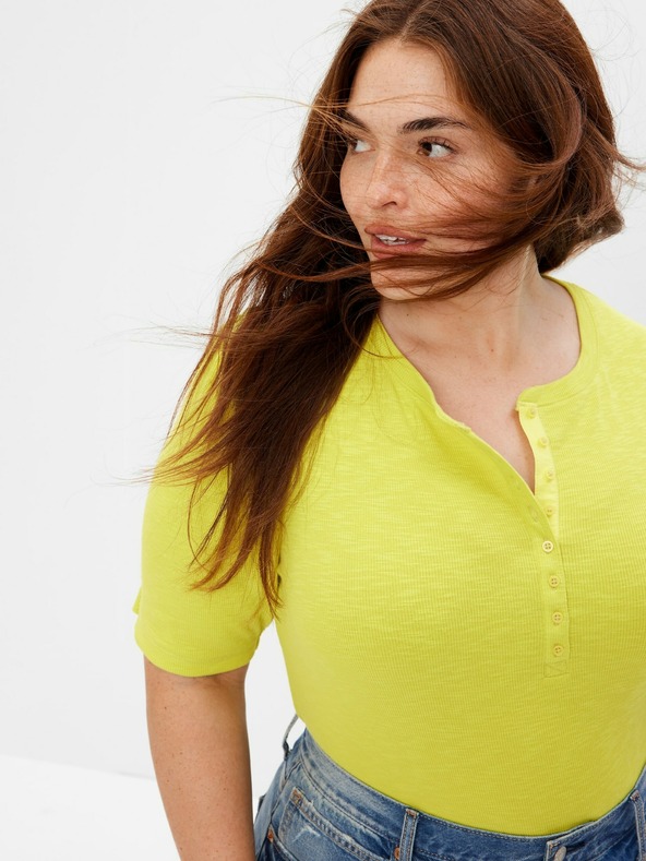 GAP Tričko s nabíranými rukávy GAP