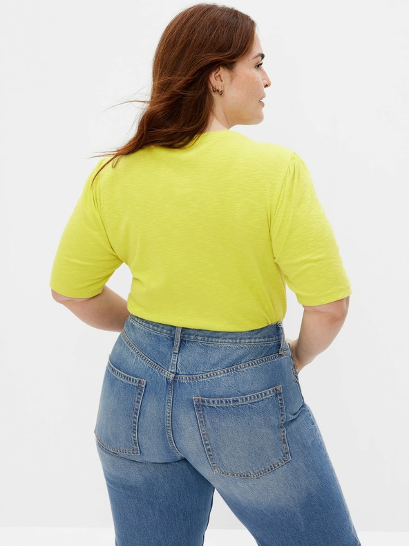 GAP Tričko s nabíranými rukávy GAP