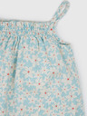 GAP Baby lněný květovaný overal GAP