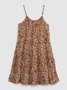 GAP Dětské květované šaty na ramínka GAP