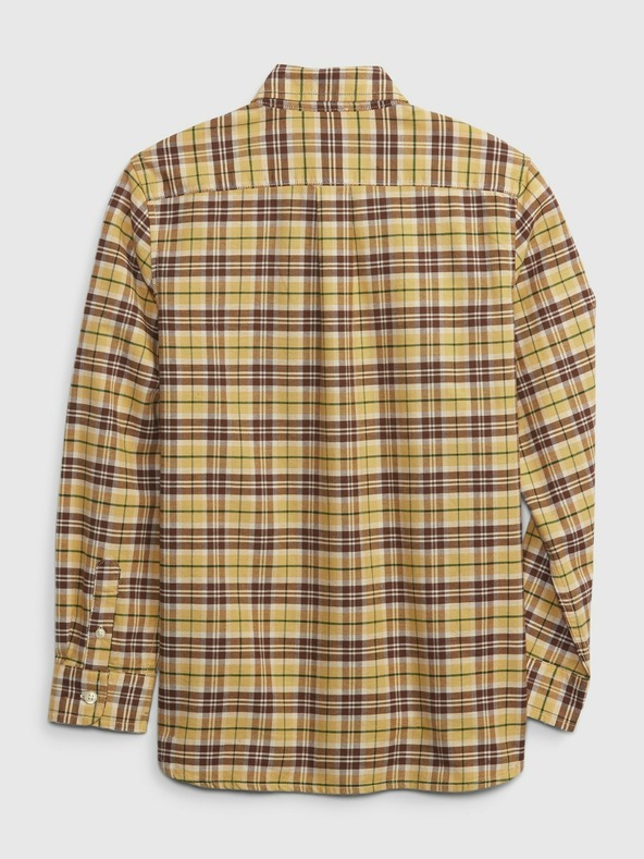 GAP Dětská kostkovaná košile oxford GAP
