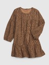 GAP Baby šaty se vzorem leopard GAP
