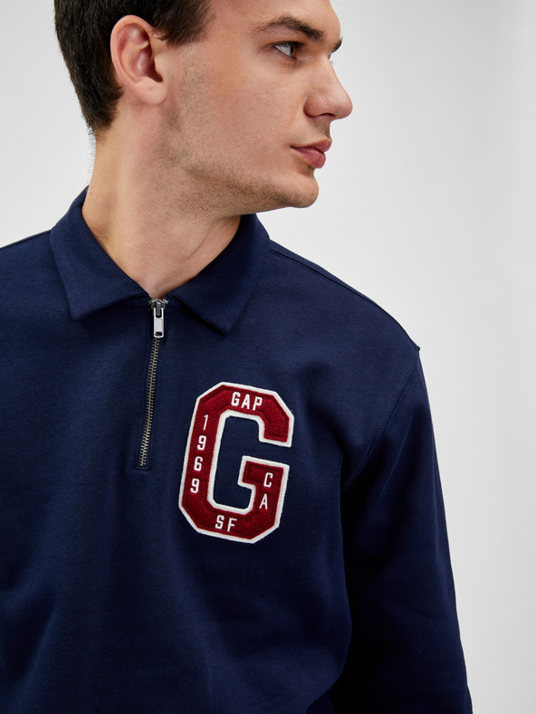 GAP Mikina s límečkem na zip GAP