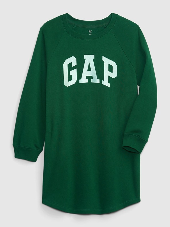 GAP Dětské mikinové šaty s logem Gap