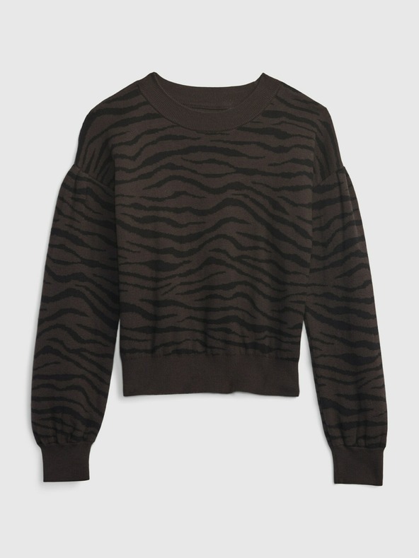 GAP Dětský bavlněný svetr zebra GAP
