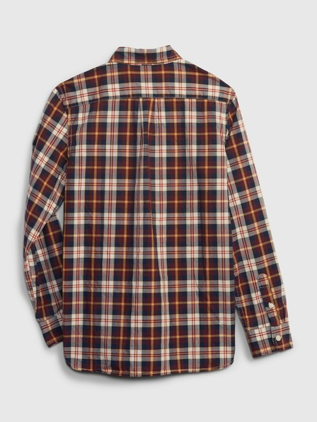 GAP Dětská kostkovaná oxford košile GAP
