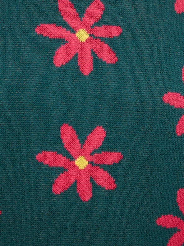 GAP Dětský svetr s květinovým vzorem GAP