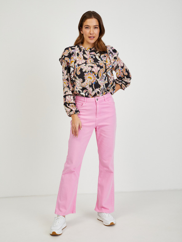 Orsay Černá dámská vzorovaná halenka ORSAY