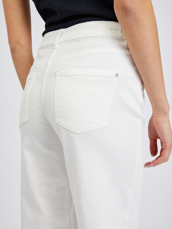 Orsay Bílé dámské wide leg džíny ORSAY