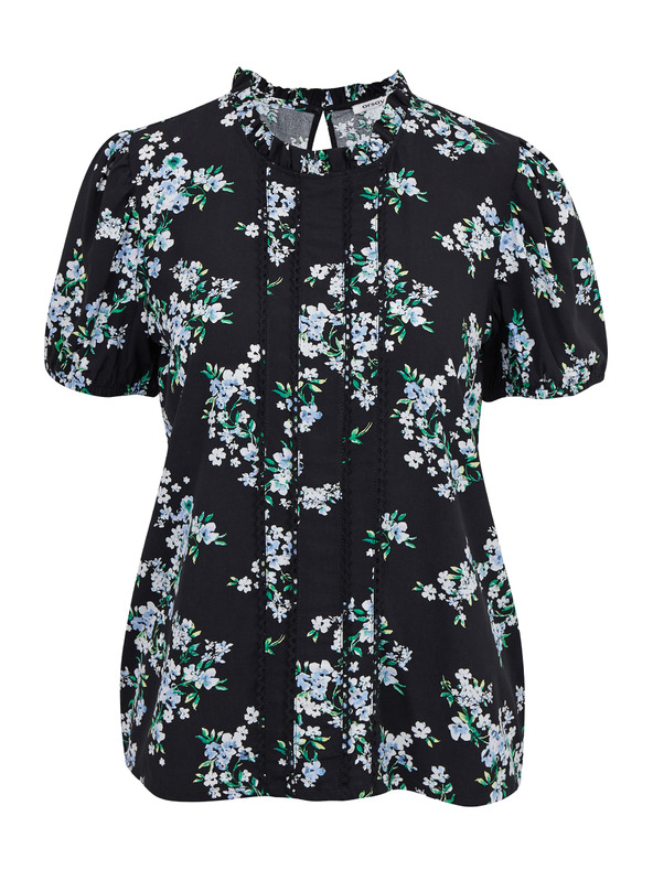 Orsay Černá dámská květovaná halenka ORSAY