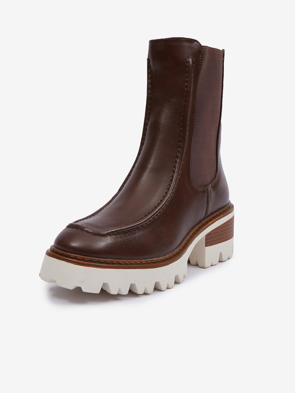 Orsay Tmavě hnědé dámské zimní boty ORSAY