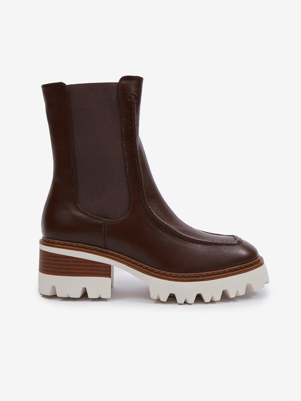 Orsay Tmavě hnědé dámské zimní boty ORSAY