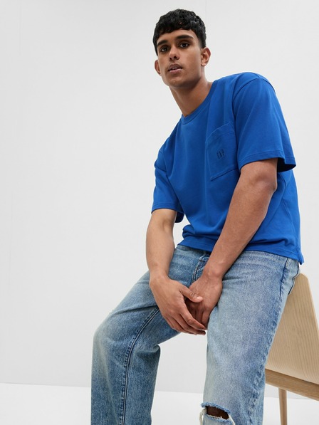 GAP Tričko pique oversize GAP