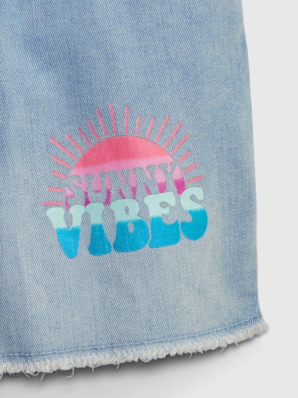 GAP Dětské džínové kraťasy vibes GAP