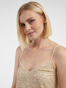 Orsay Dámské tílko s flitry ve zlaté barvě ORSAY