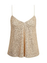 Orsay Dámské tílko s flitry ve zlaté barvě ORSAY