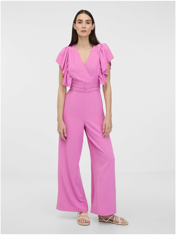 Orsay Růžový dámský maxi overal ORSAY
