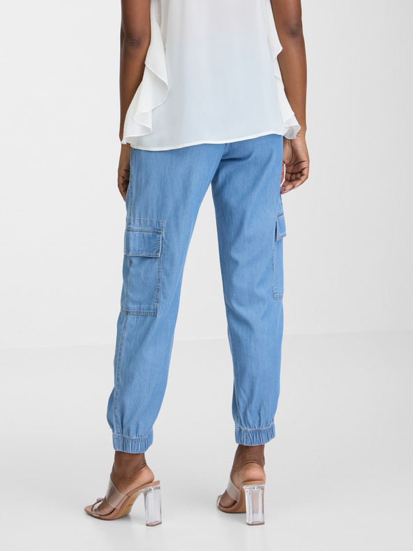 Orsay Modré dámské džínové kalhoty ORSAY