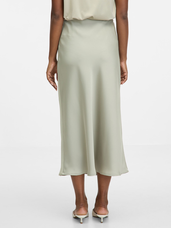 Orsay Khaki dámská midi sukně ORSAY
