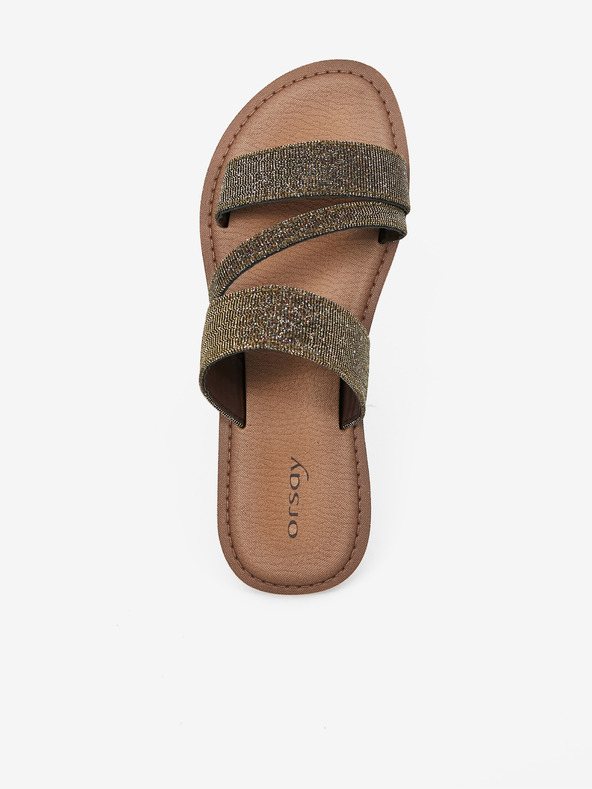 Orsay Khaki dámské pantofle ORSAY