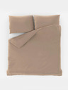 Kvalitex Francouzské jednobarevné bavlněné povlečení 220x200, 70x90cm béžové