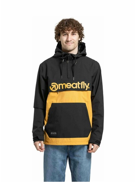 Meatfly Meatfly pánská street bunda Garen Black / Camel |