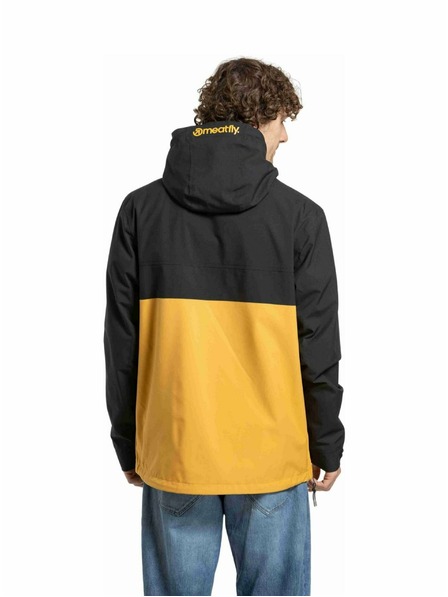 Meatfly Meatfly pánská street bunda Garen Black / Camel |