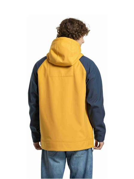Meatfly Meatfly pánská softshell bunda Jax Saphire Blue / Camel |