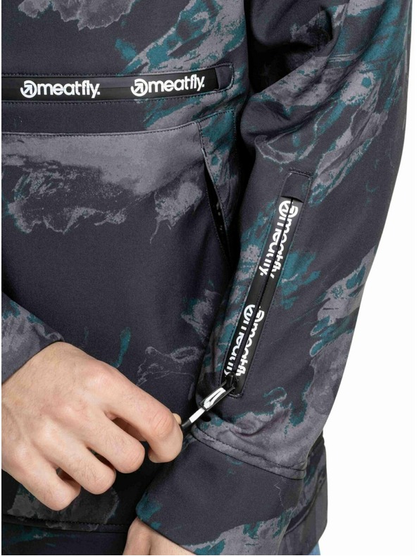 Meatfly Meatfly pánská softshell bunda Jax Mossy Botanical |