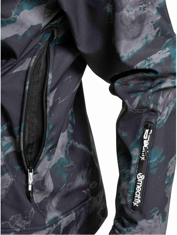 Meatfly Meatfly pánská softshell bunda Jax Mossy Botanical |