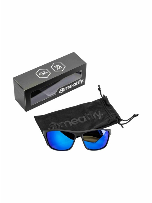 Meatfly Meatfly sluneční brýle Bob Black / Blue |