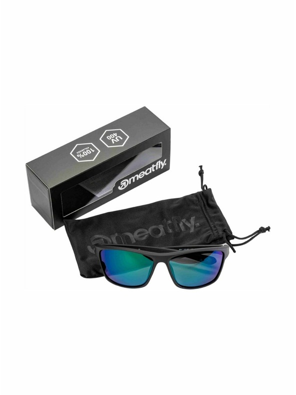 Meatfly Meatfly sluneční brýle Bob Black / Green |