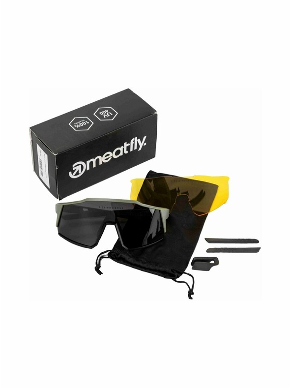 Meatfly Meatfly sluneční polarizační brýle Nate Olive |