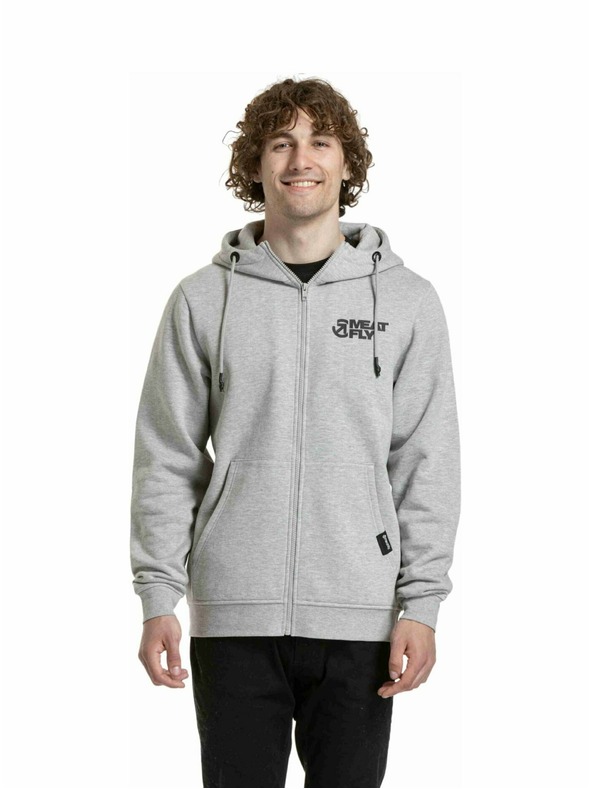 Meatfly Meatfly pánská mikina Cooper Grey Heather