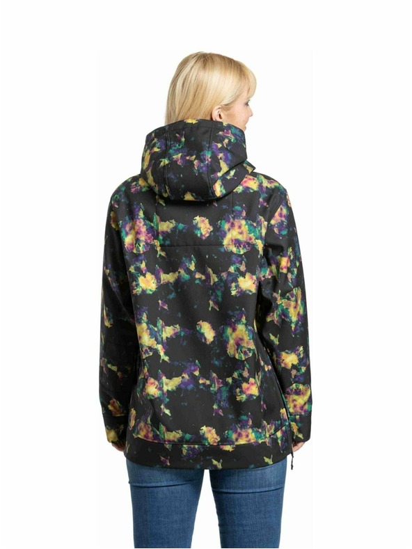 Meatfly Meatfly dámská softshell bunda Alita Dark Aquarel | Mnohobarevná |