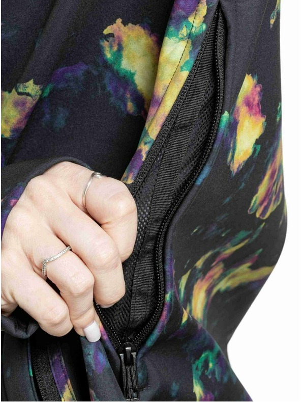 Meatfly Meatfly dámská softshell bunda Alita Dark Aquarel | Mnohobarevná |