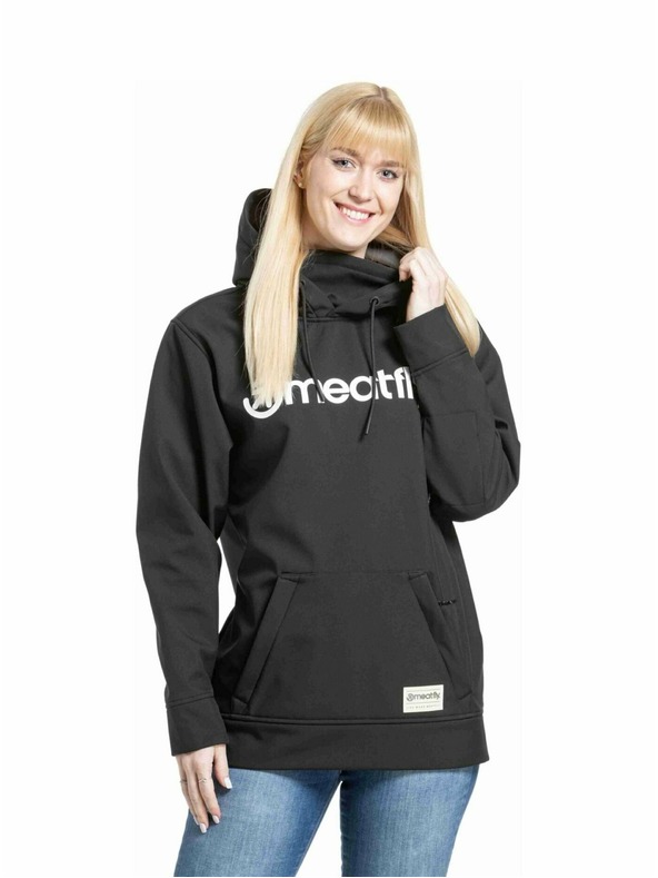 Meatfly Meatfly dámská softshell bunda Alita Black / White