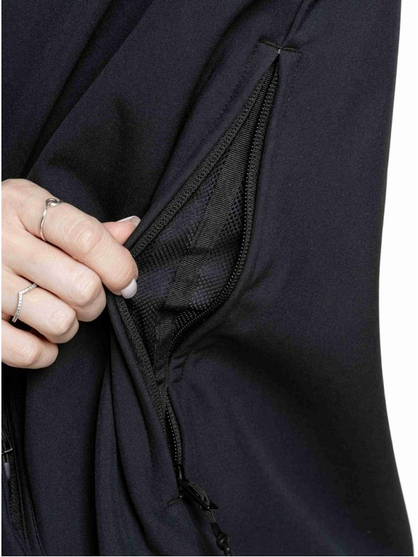 Meatfly Meatfly dámská softshell bunda Alita Black / White