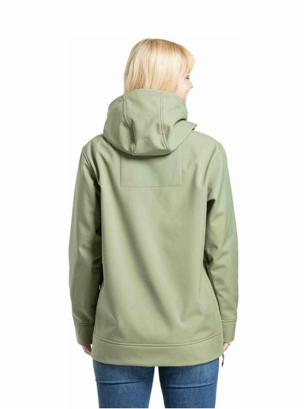 Meatfly Meatfly dámská softshell bunda Alita Olive / White