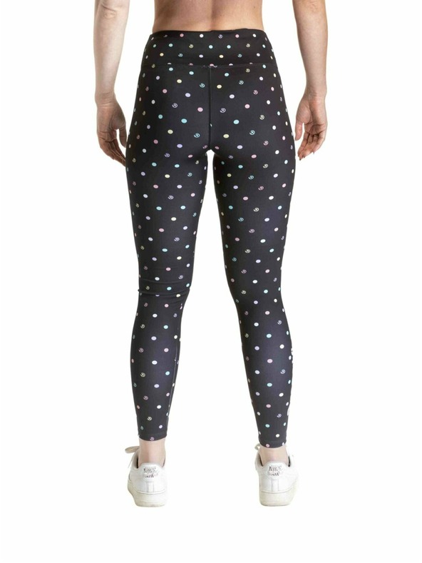 Meatfly Meatfly dámské legíny Arabel Black / Color Dots