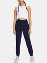 Under Armour Dámské sportovní kalhoty Under Armour UA Rival Hi Rise Woven Pant-BLU