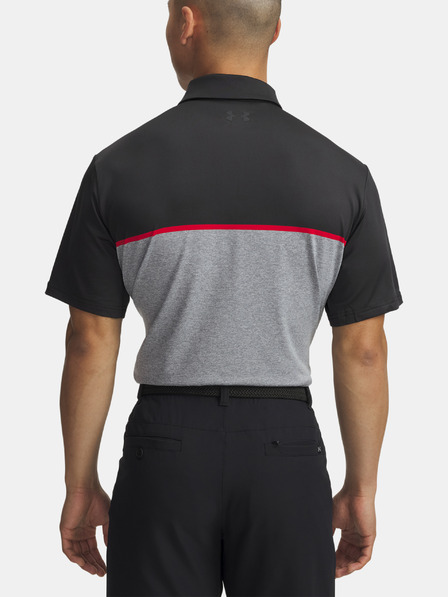 Under Armour Pánské tričko Under Armour UA Plyoff 3.0 Stripe Polo LB-BLK
