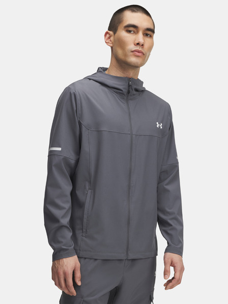 Under Armour Pánská bunda Under Armour UA Tech Utility Woven Jckt-GRY
