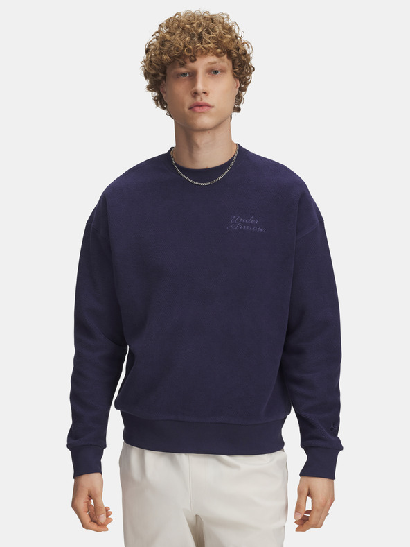Under Armour Pánská mikina Under Armour UA Icon Rev Terry Crew-BLU